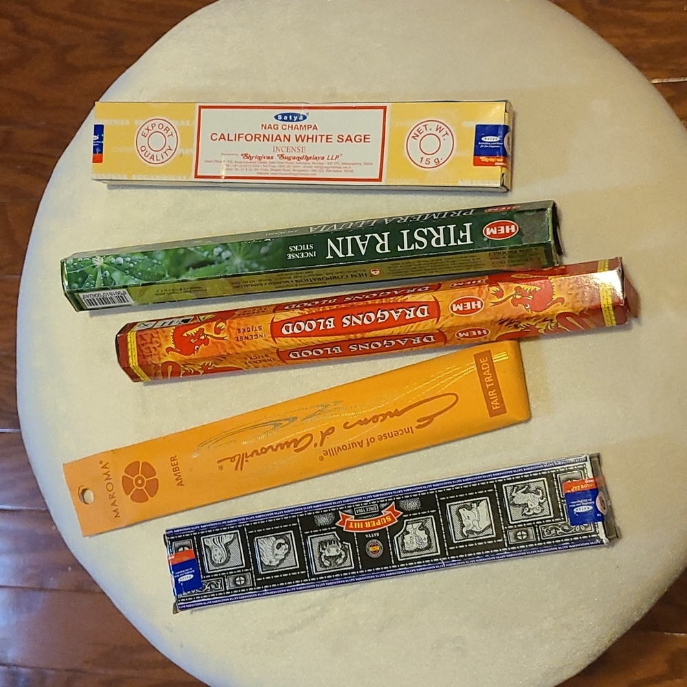 INCENSE LOT *5* different types / scents